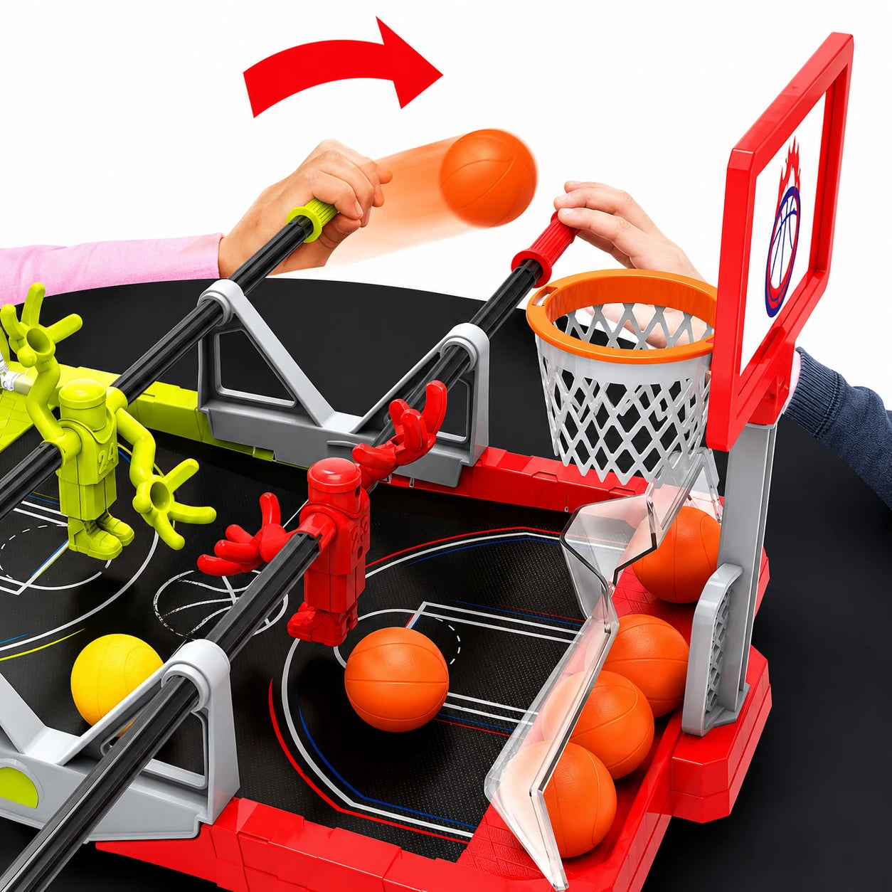 🎮Fun Tabletop Family Indoor Basketball Shooting Game for Kids & Adults