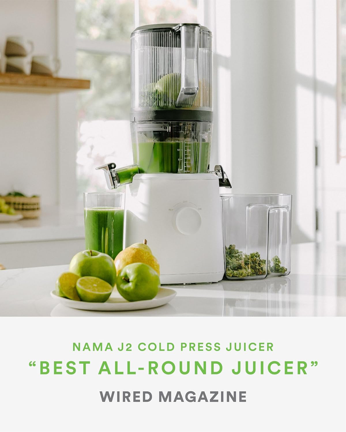 🍏 Cold Press Juicer | Self-Feeding Wide Chute | Hands-Free | 50 RPM | Easy Clean