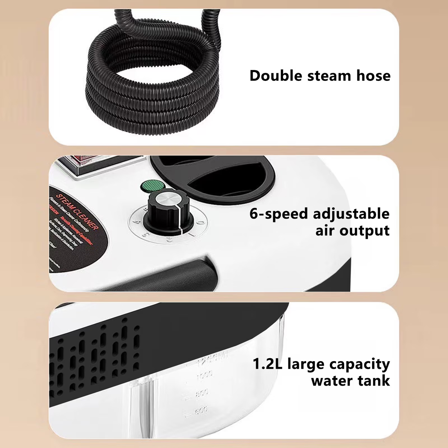 💦 Portable High‑Temp Pressure Cleaner | Steam & Spray | Kitchen to Outdoor