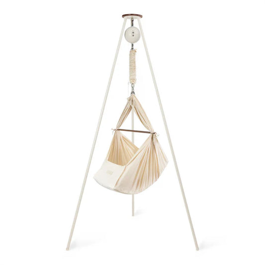 🌙 Baby Cradle Bundle | Quiet Rocking Motor | 3–12 kg | Organic Cotton