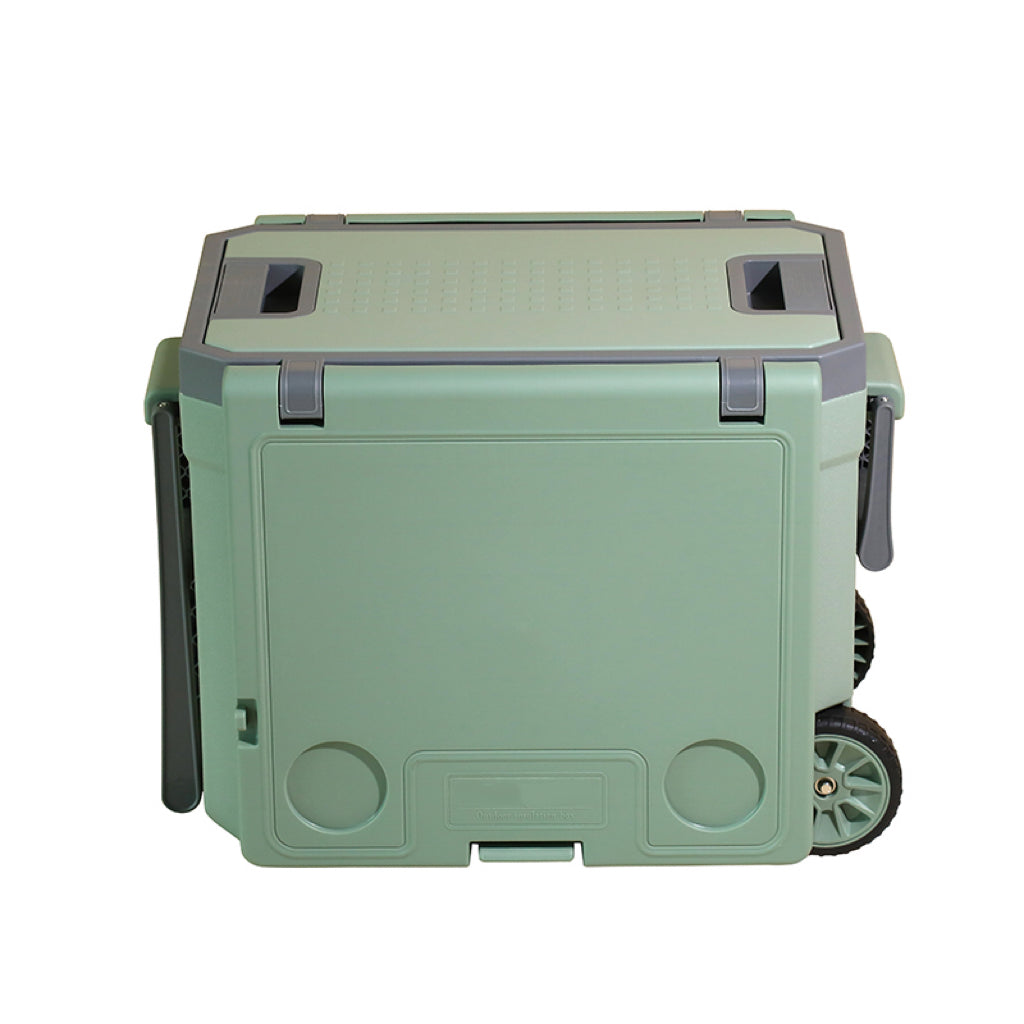 🧺 3-in-1 Outdoor Cooler Set | 32L Insulated | Foldable Tables + Chairs | Wheels
