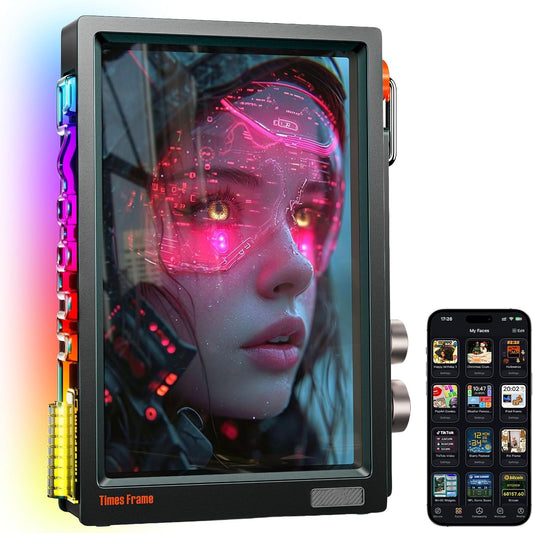 🖼️ 10.1" Transparent Smart Frame | IPS Screen | WiFi | 64GB | 400+ Clock Faces