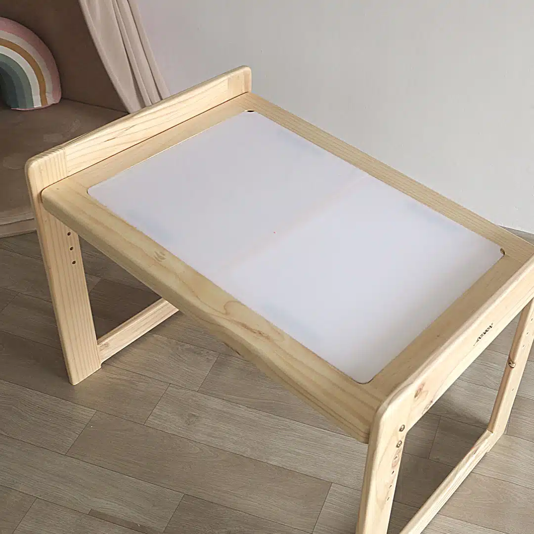🎨 5‑Height Adjustable Sensory Table | Ages 1–7 | Chalkboard & Acrylic Surfaces