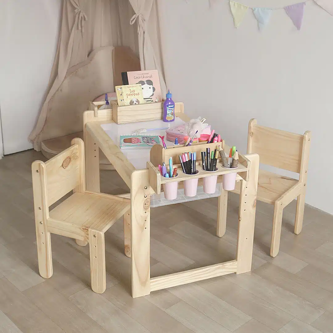 🎨 5‑Height Adjustable Sensory Table | Ages 1–7 | Chalkboard & Acrylic Surfaces