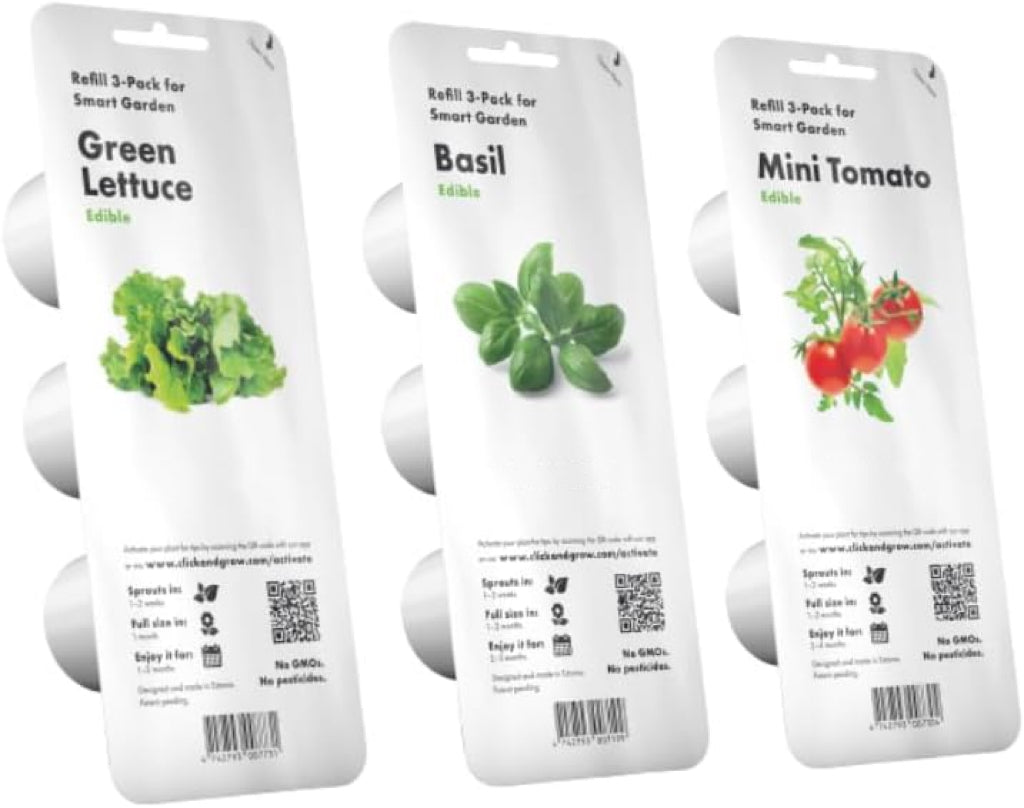 🌱 Indoor Herb Garden Kit | Smart Soil | Automatic Grow Light | 9 Plant Pods