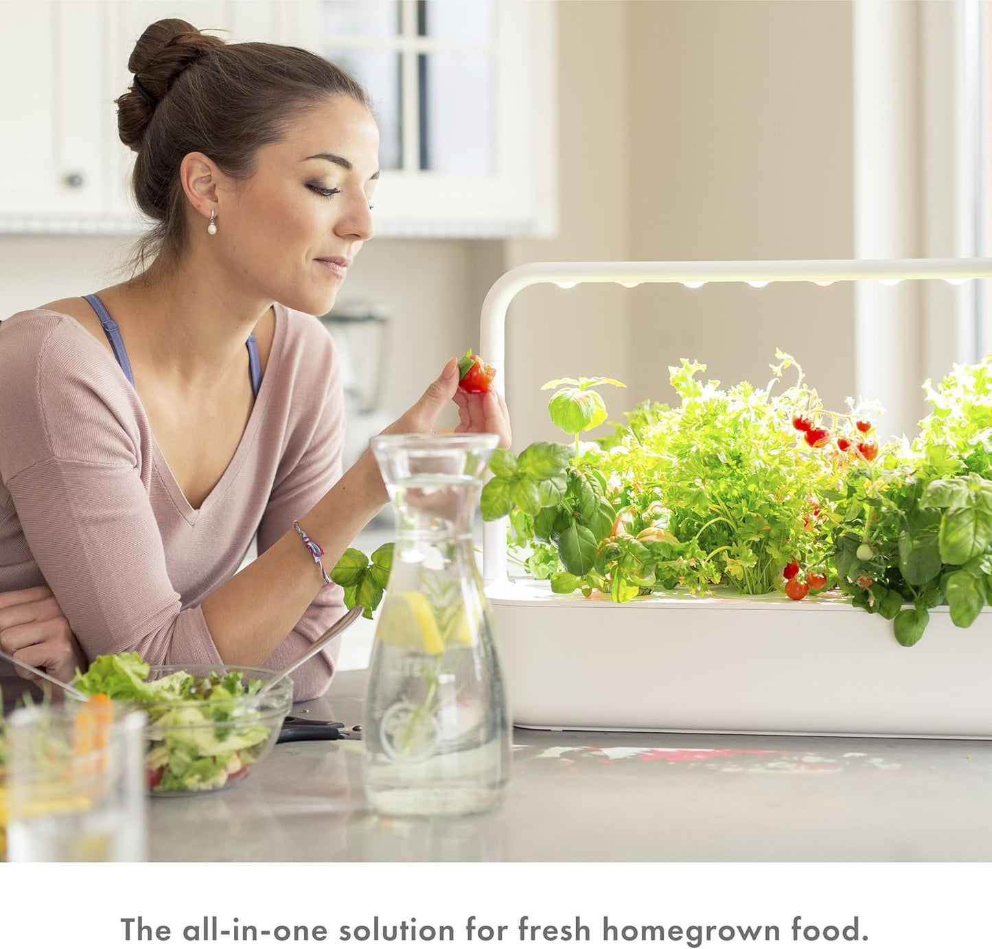 🌱 Indoor Herb Garden Kit | Smart Soil | Automatic Grow Light | 9 Plant Pods