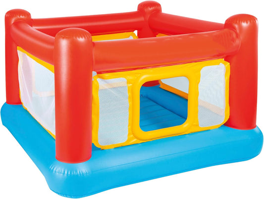 🏰 Inflatable Playhouse Bouncer | Crawl‑Through Door | Ages 3–6 | 120 lbs Cap.