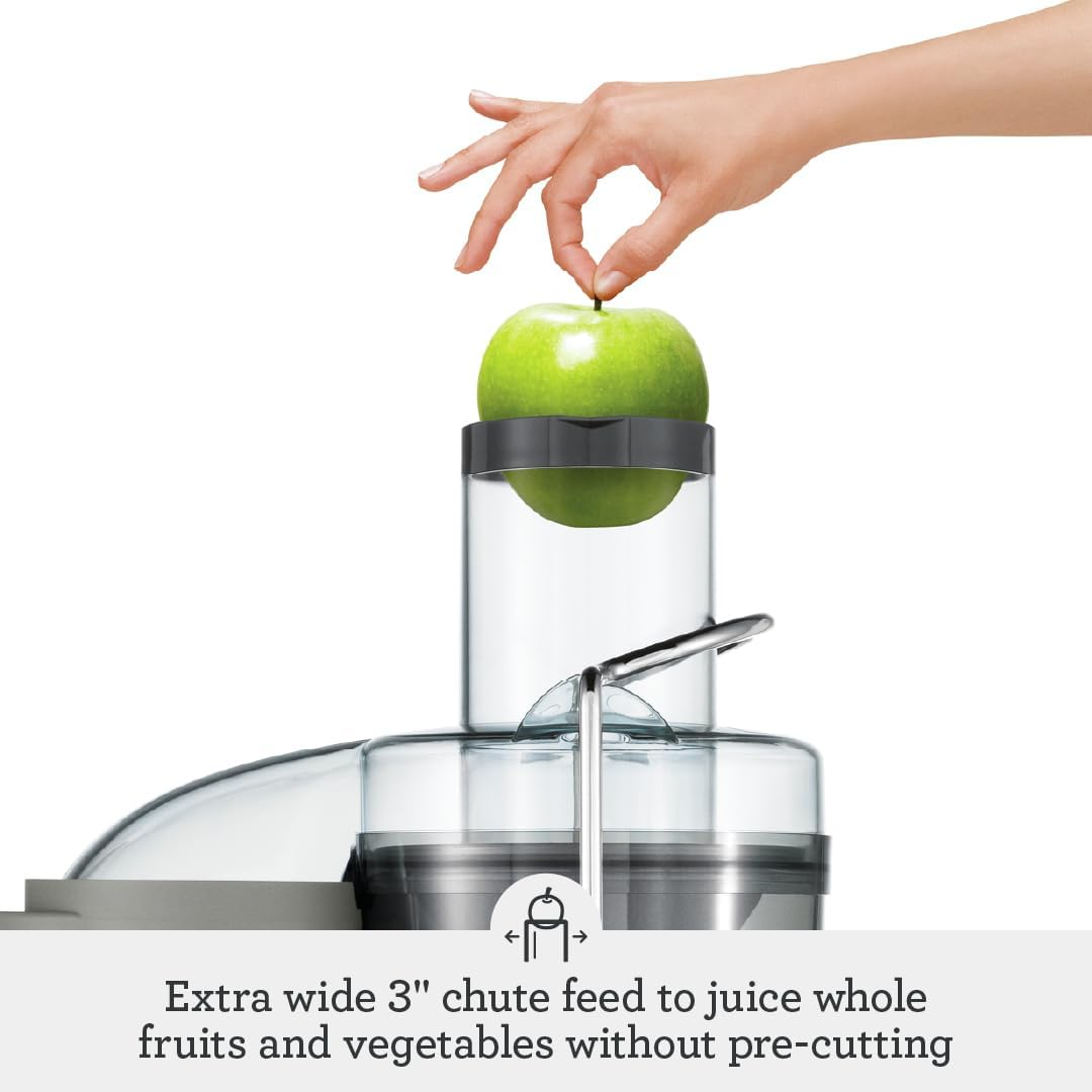 🍎 Centrifugal Juicer | 3″ Wide Chute | Dual Speeds | Easy Clean