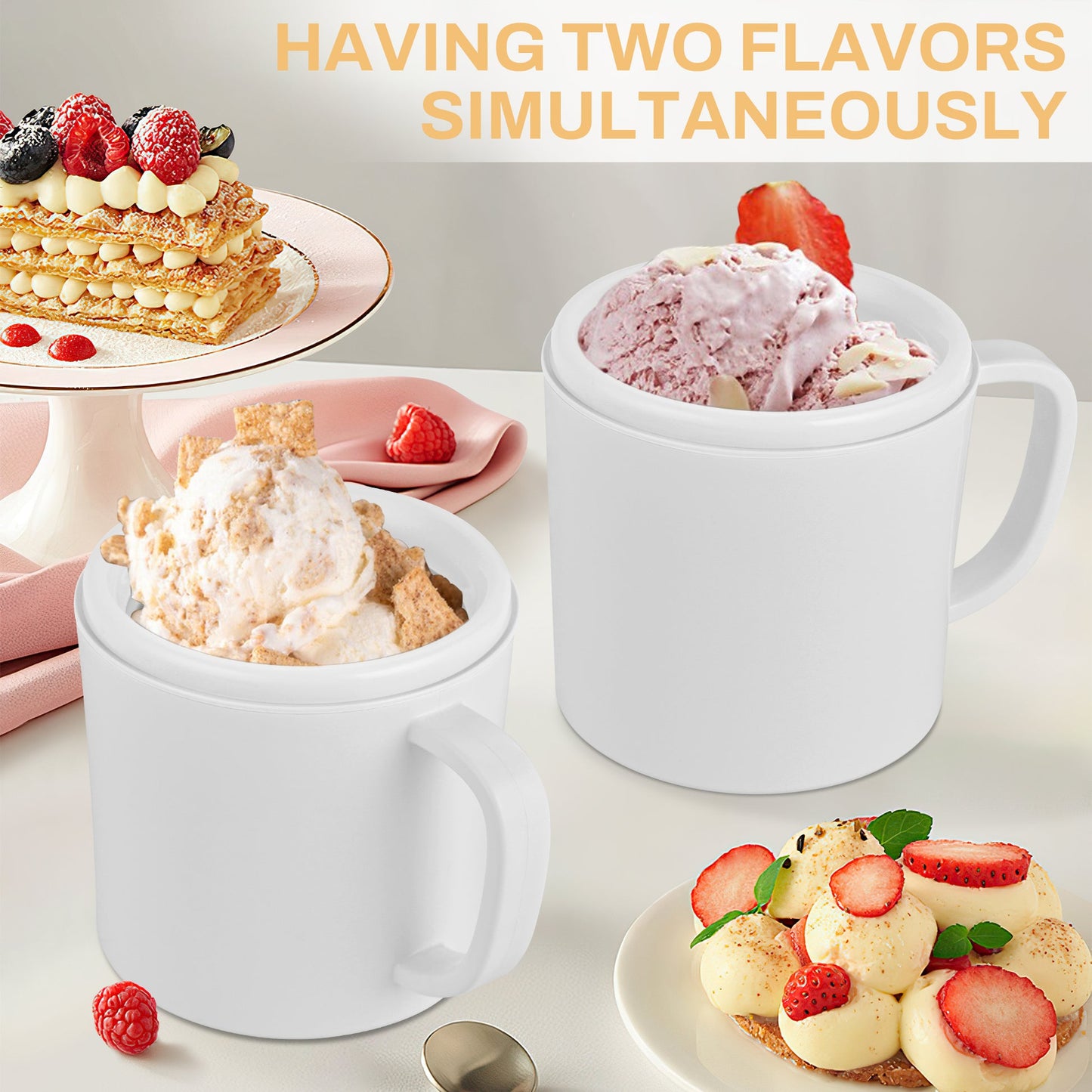 🍦 Ice Cream Maker Machine for Home Use
