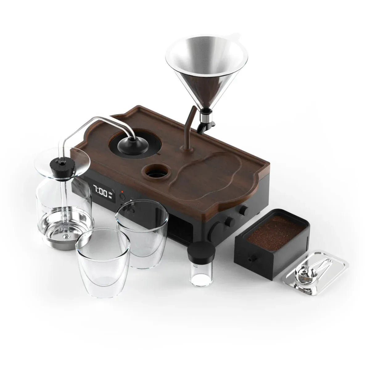 ⏰ Coffee Alarm Clock | Auto‑Brew at Wake‑Up | Tea or Coffee | Milk Cooler