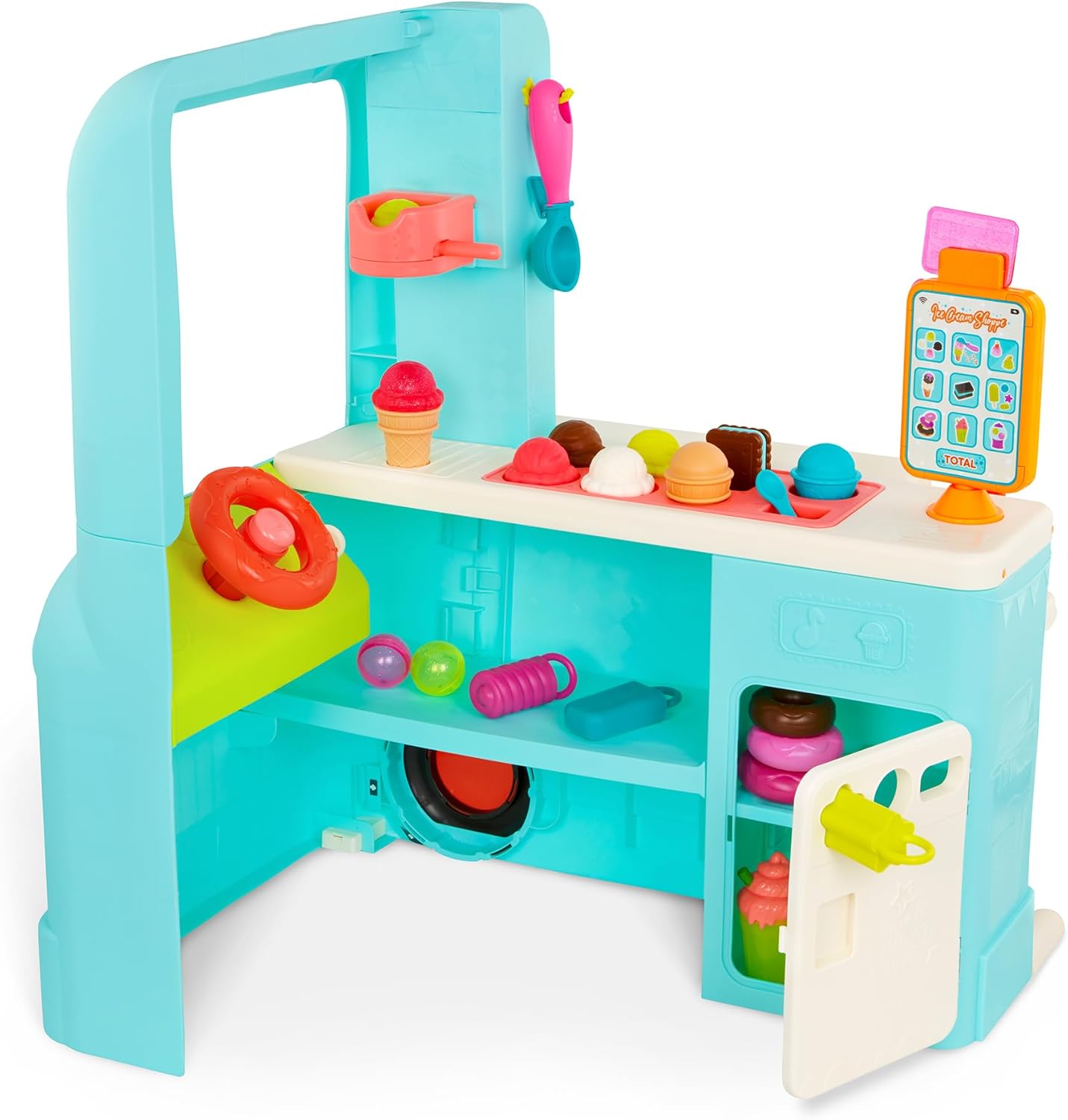 🍦 Interactive Ice Cream Truck | Pretend Play Set | Tablet + 30+ Sounds | Ages 2+