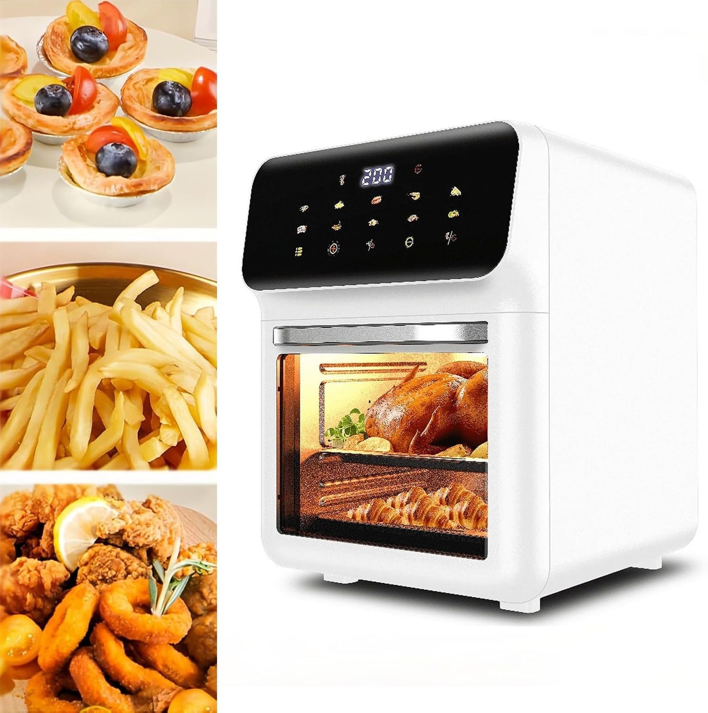 🍟 15L Multi-Function Air Fryer Oven | Steam Self-Cleaning | 25 Presets | Bake, Dry, Ferment