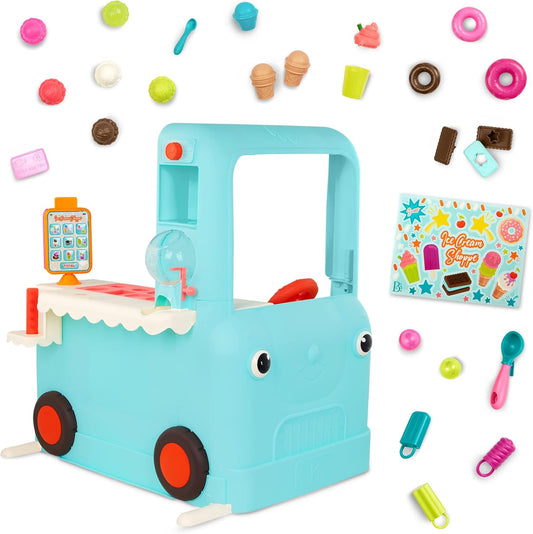 🍦 Interactive Ice Cream Truck | Pretend Play Set | Tablet + 30+ Sounds | Ages 2+