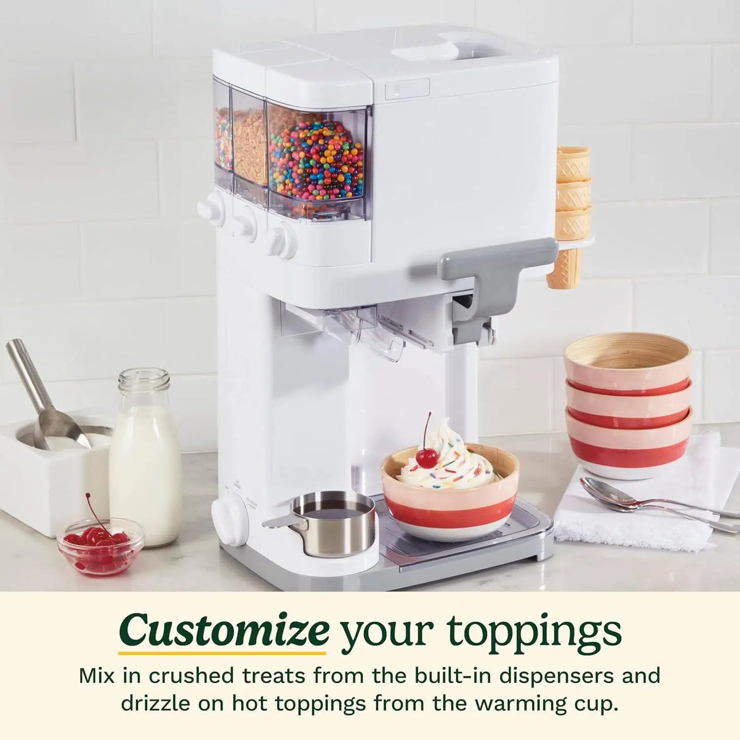 🍦 Soft Serve Ice Cream Machine – Mix‑In Maker