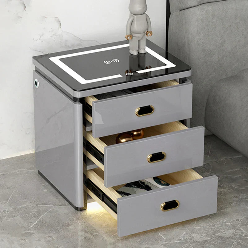 ✨ Smart LED Bedside Table