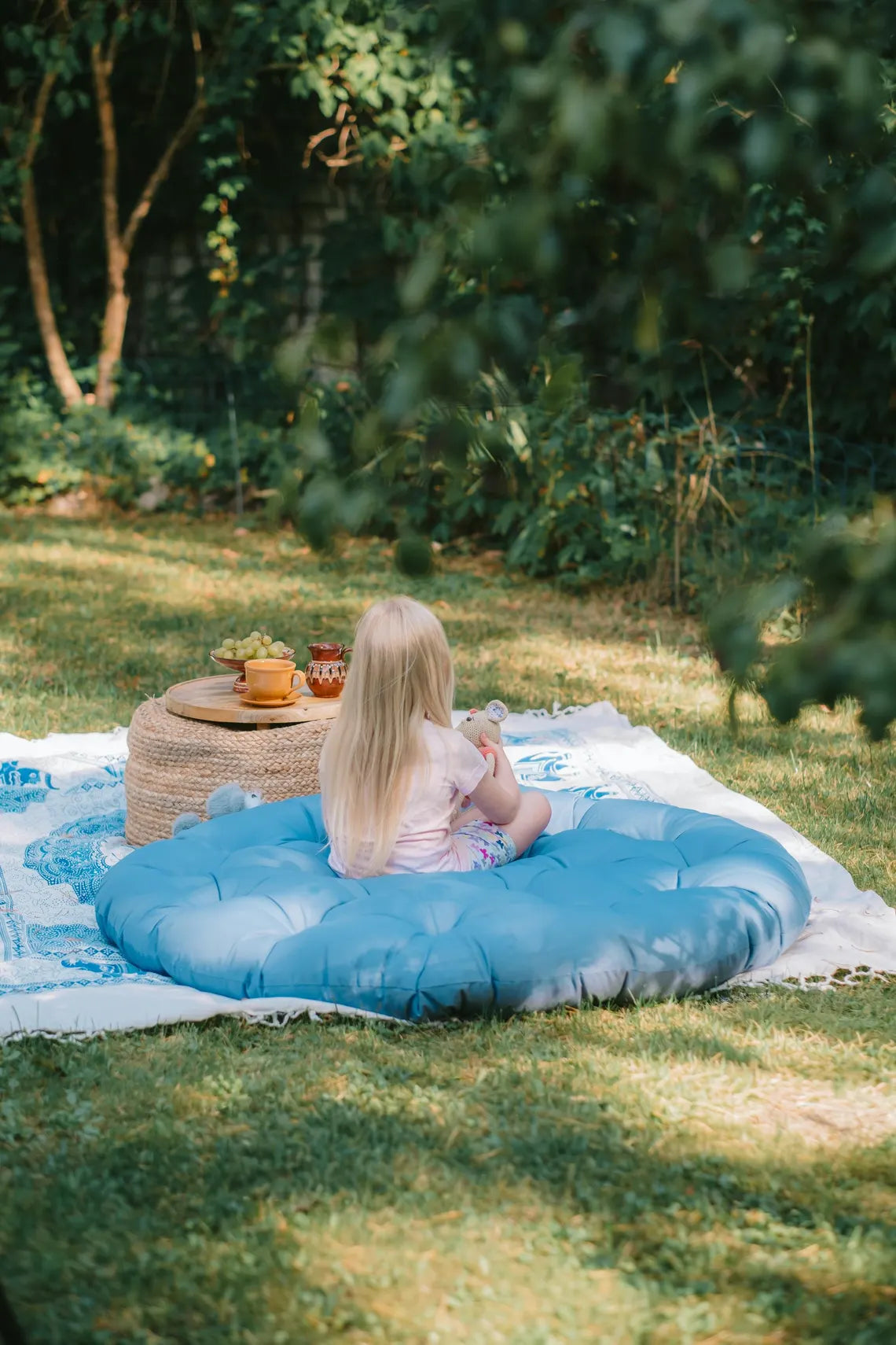 🌊 Waterproof Outdoor Floor Cushion | Round Patio Cushion | Pool & Garden