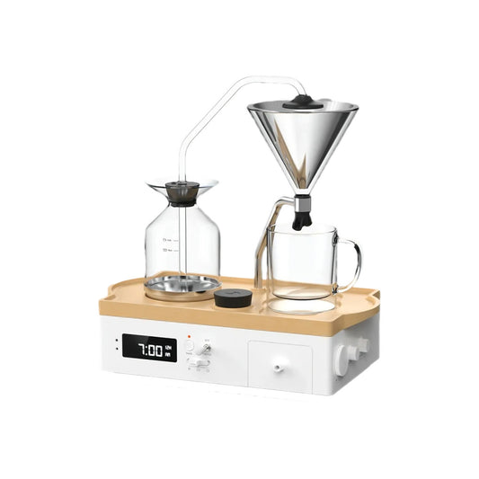 ⏰ Coffee Alarm Clock | Auto‑Brew at Wake‑Up | Tea or Coffee | Milk Cooler