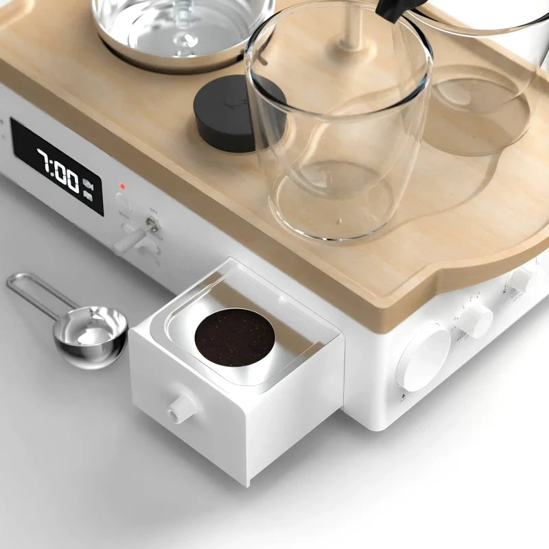 ⏰ Coffee Alarm Clock | Auto‑Brew at Wake‑Up | Tea or Coffee | Milk Cooler